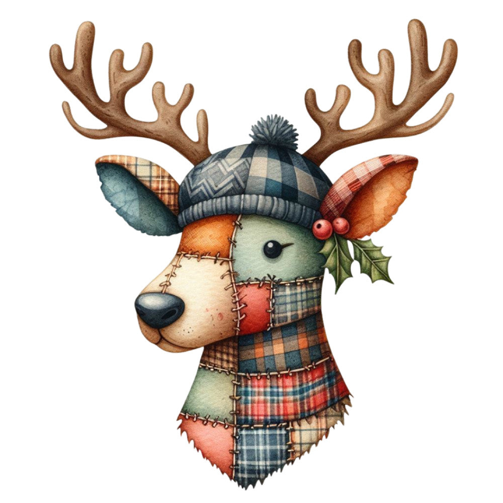 Patchwork Christmas Fabric Panel 22