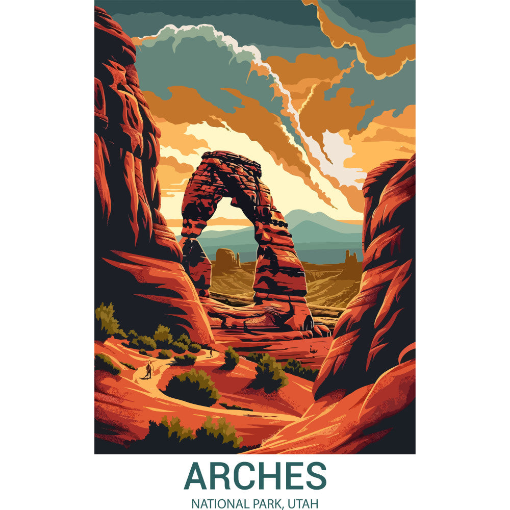 National Parks Posters Fabric Panel 2