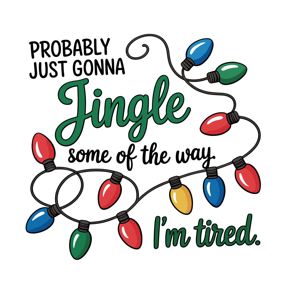 Probably Just Gonna Jingle Fabric Panel 1