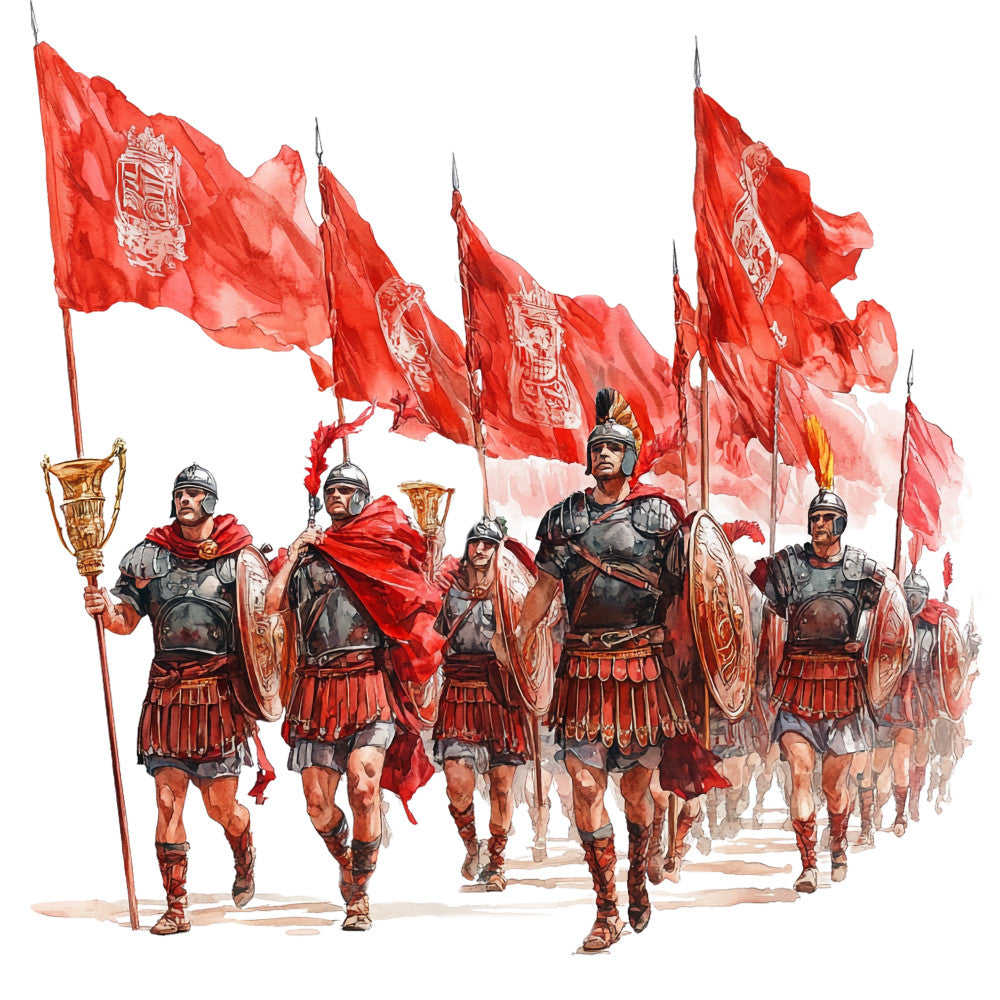 Roman Empire Fabric Panel 13