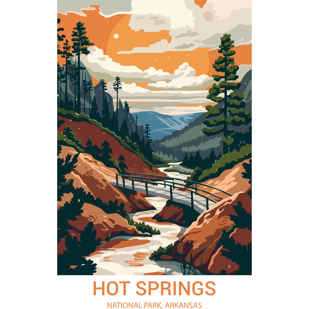 National Parks Posters Fabric Panel 16