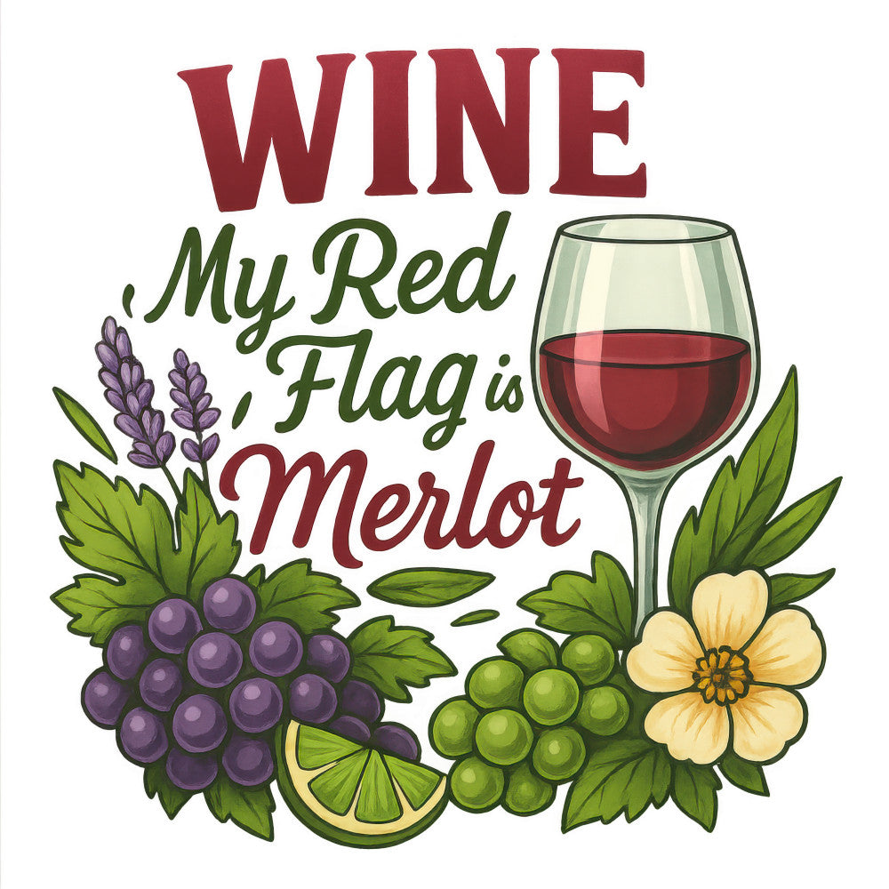 wine glass, red wine, purple grapes, green grapes, burgundy text, forest green, lime slice, yellow flower, lavender sprigs, botanical elements, drinking theme, alcohol motif, fabric panel, quilting cotton, vineyard design, fruit cluster, wine lover, beverage art, botanical illustration, craft panel