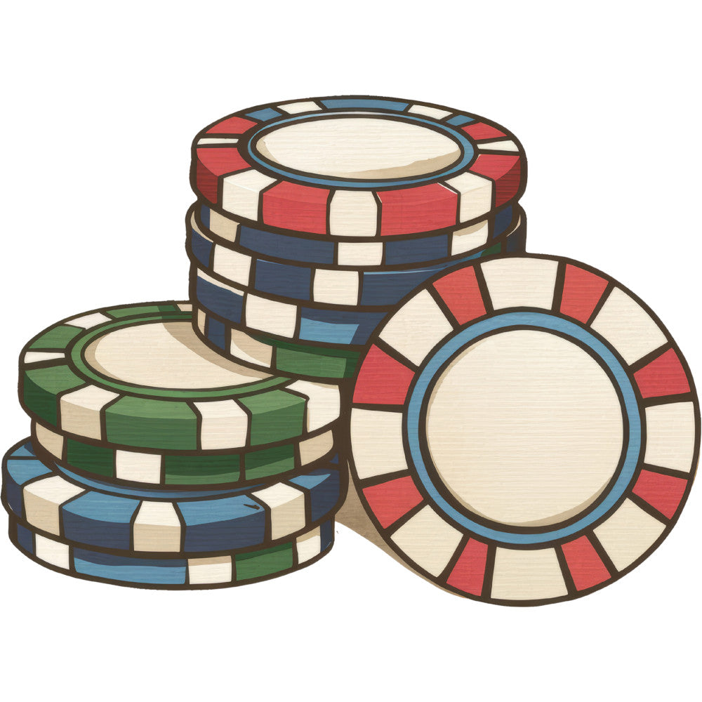 Watercolor Casino Fabric Panel 60