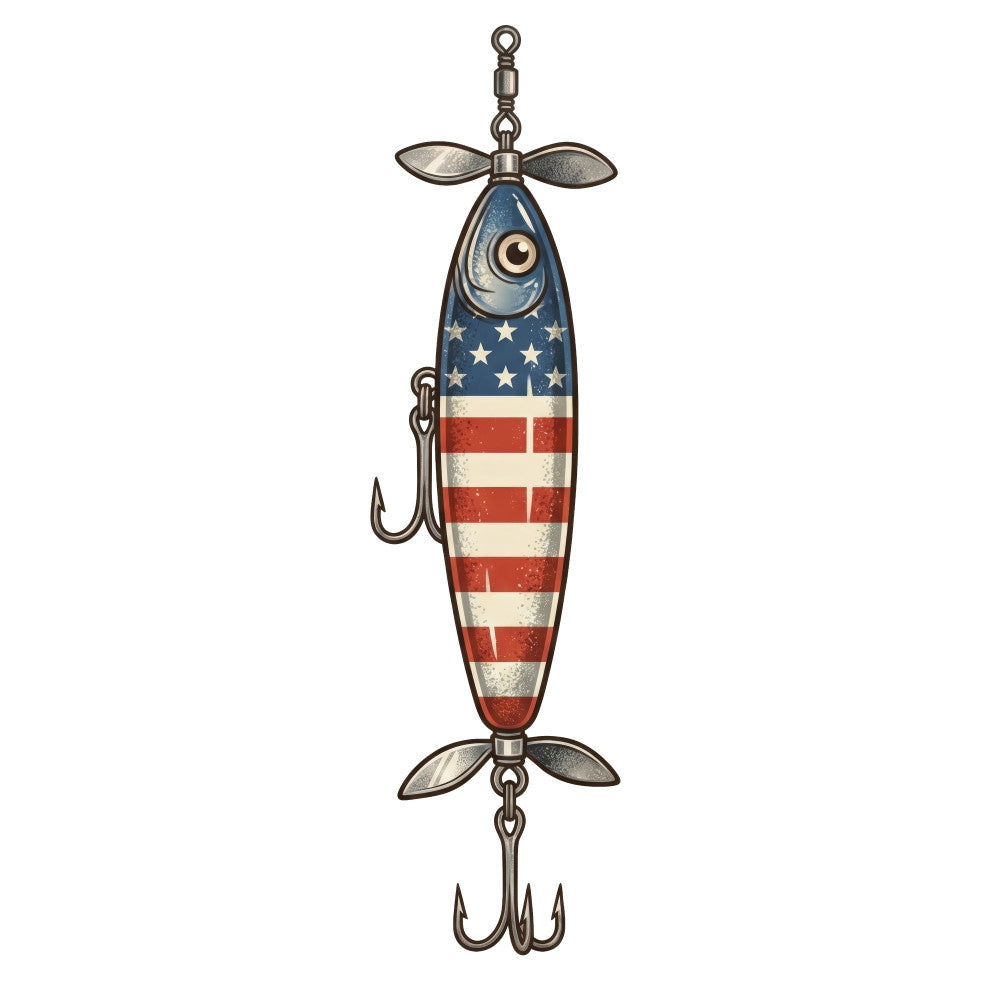 american traditional fishing lure Whittling Folk-Art Style Lures (download) Instant storytelling erupts every time anglers get near this massive replica of Americas favourite lure Fishing Lure by Drew Giles: