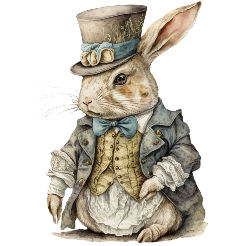 Classic Alice in Wonderland Fabric Panel 11