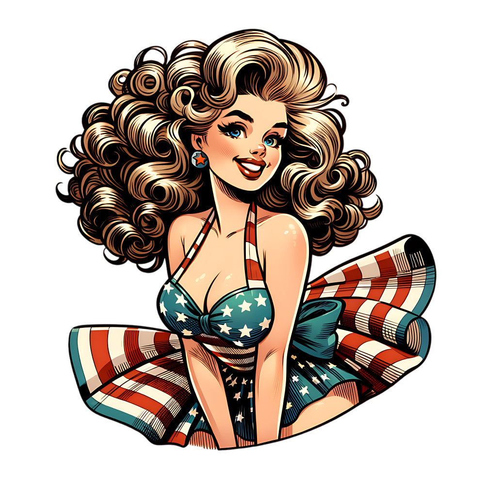 Vintage American Girl Fabric Panel 14