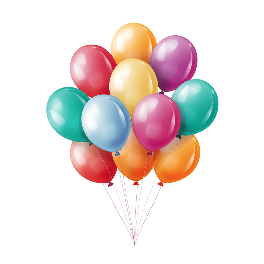 Party Balloons Fabric Panel 37