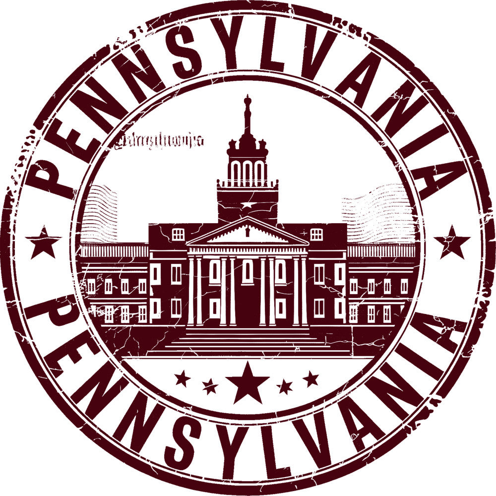 State Stamp Fabric Panel 37