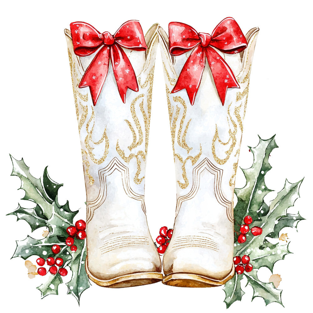 Cowboy Christmas Fabric Panel 28