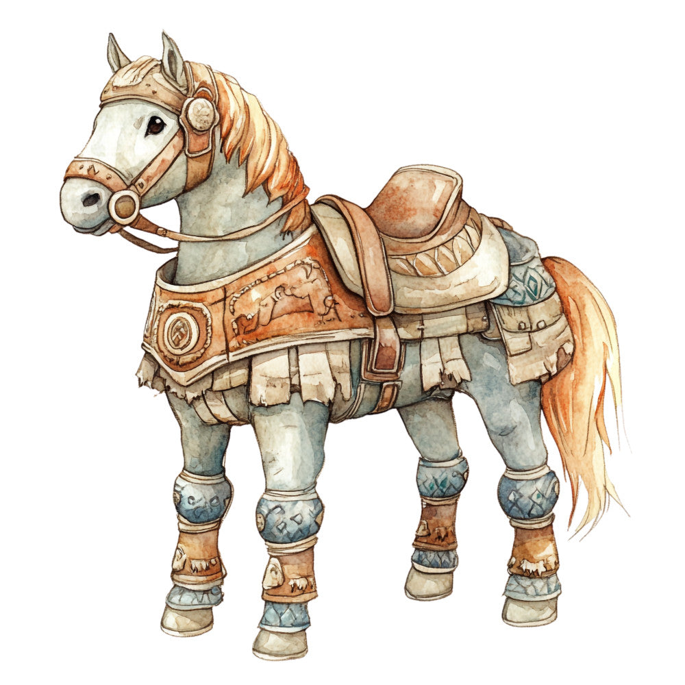 Cute Knight Fabric Panel 17