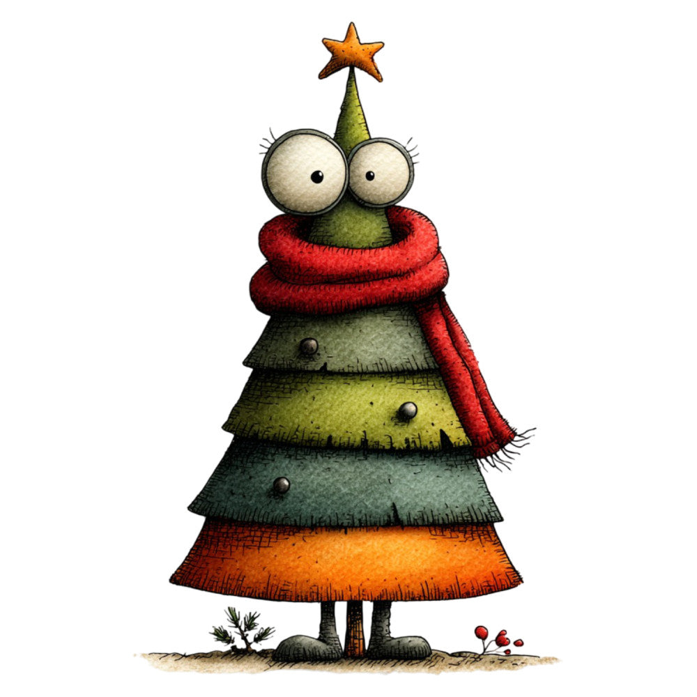 1st Whimsical Christmas Fabric Panel 145