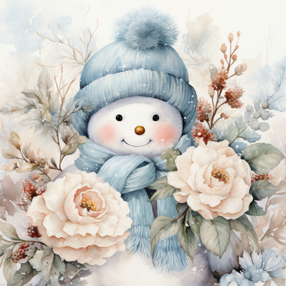 Classic Snowman Fabric Panel 71