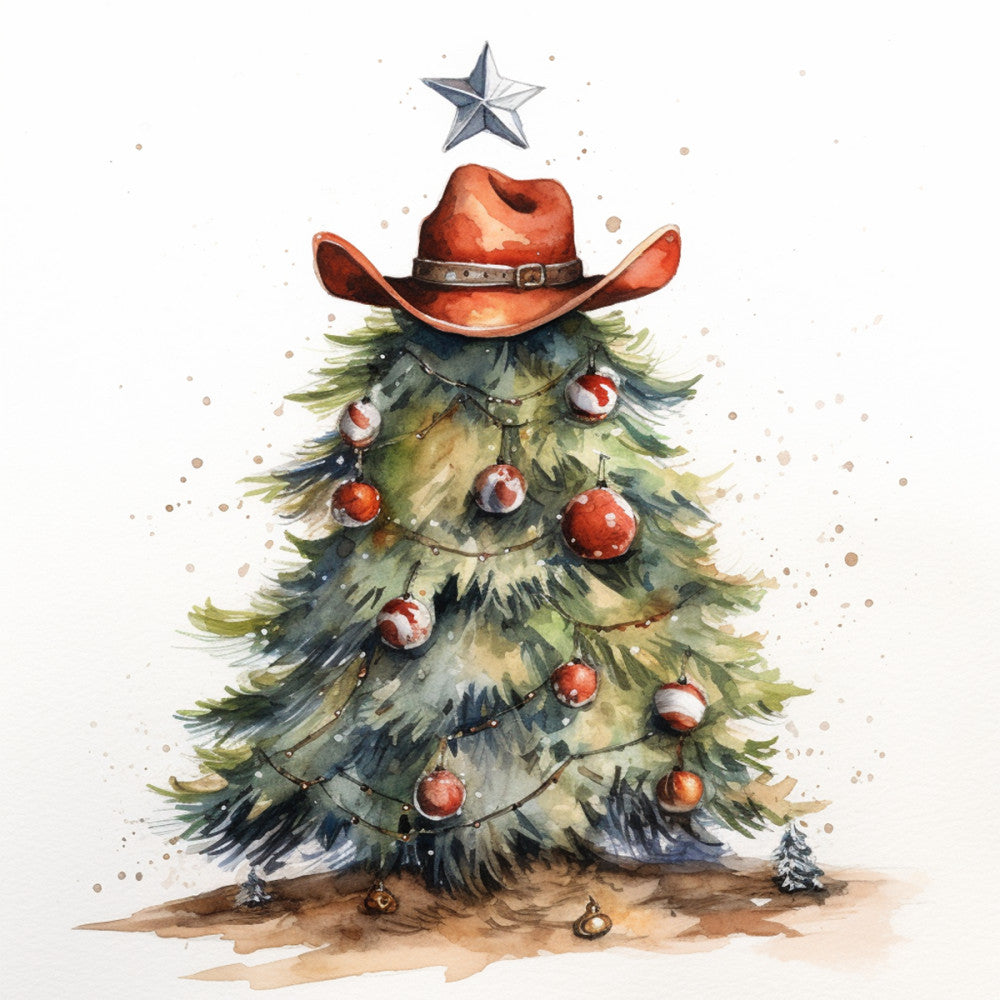 A Country Christmas Fabric Panel 3