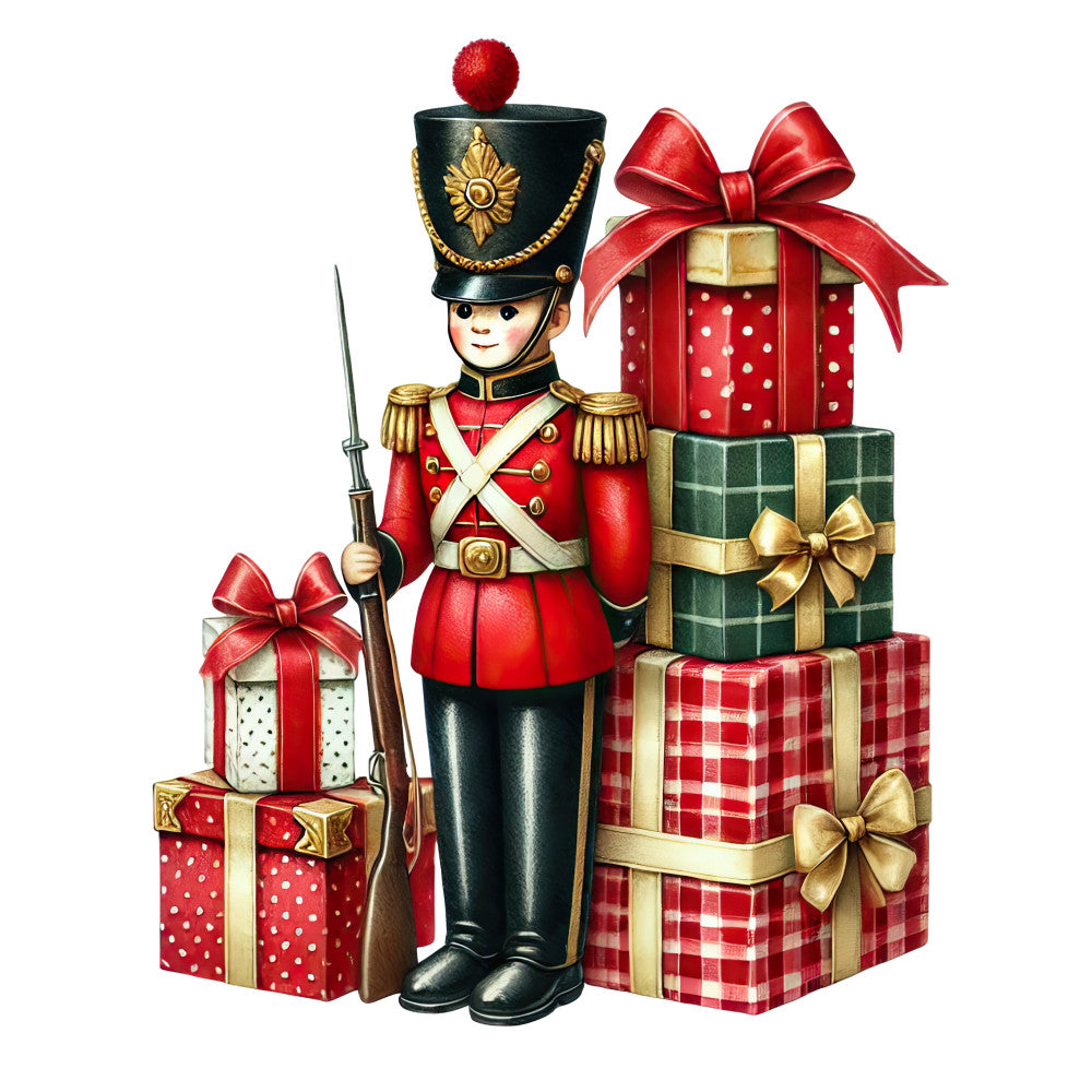 Christmas Toys Fabric Panel 44