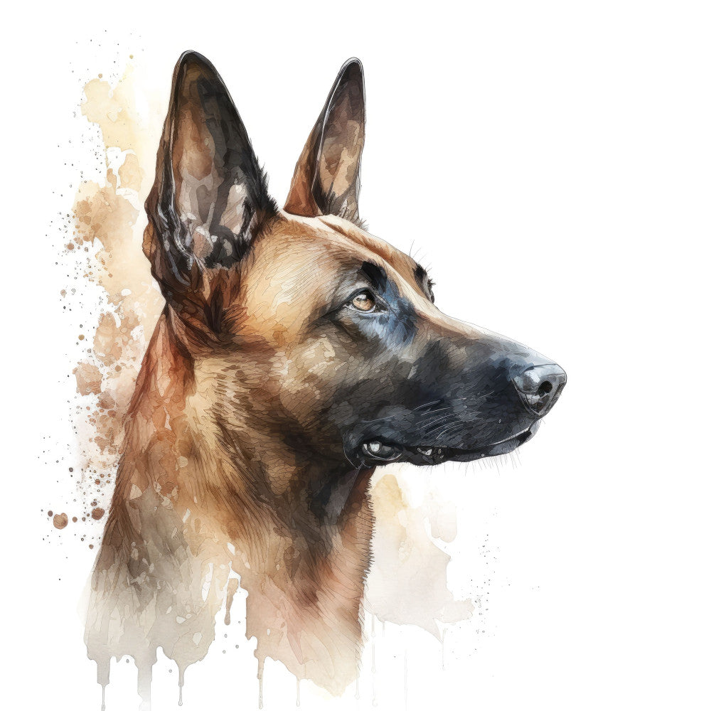 Belgian Malinois Dog Fabric Panel 7