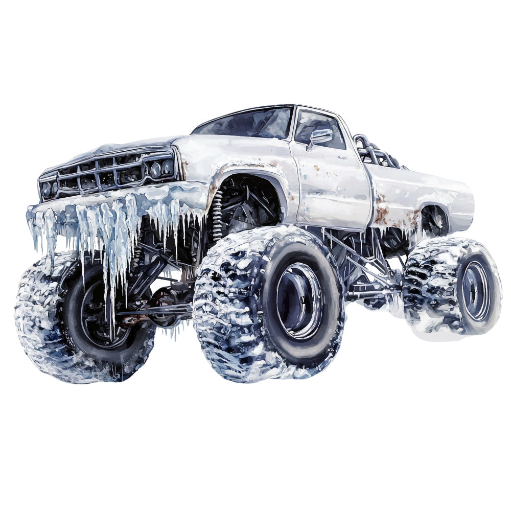 Monster Truck Show Fabric Panel 17