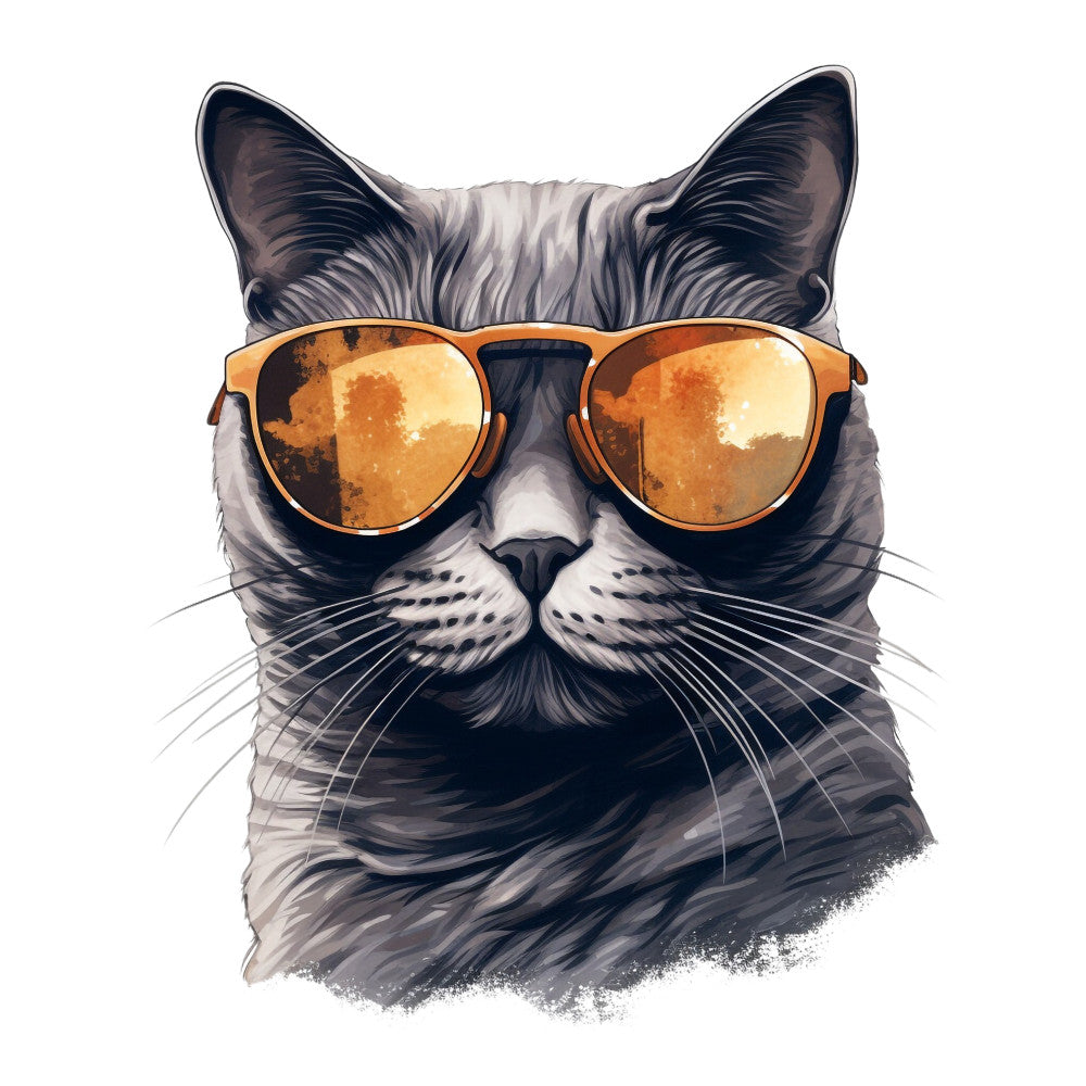 Cats with Sunglasses Fabric Panel 32