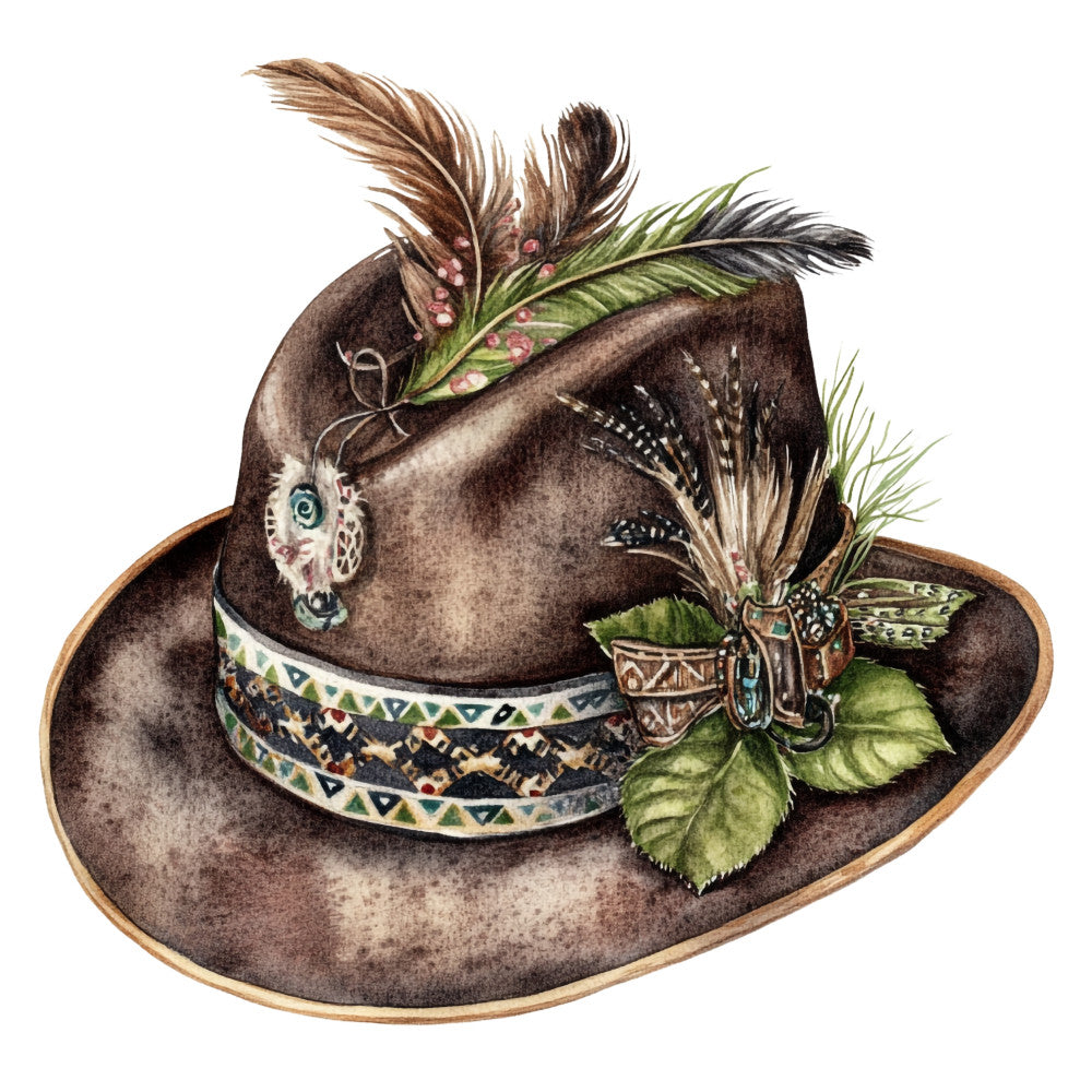 Watercolor Oktoberfest Fabric Panel 1