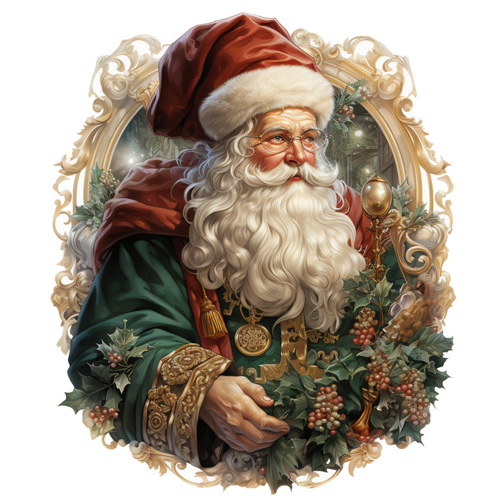 Elegant Christmas Fabric Panel 9
