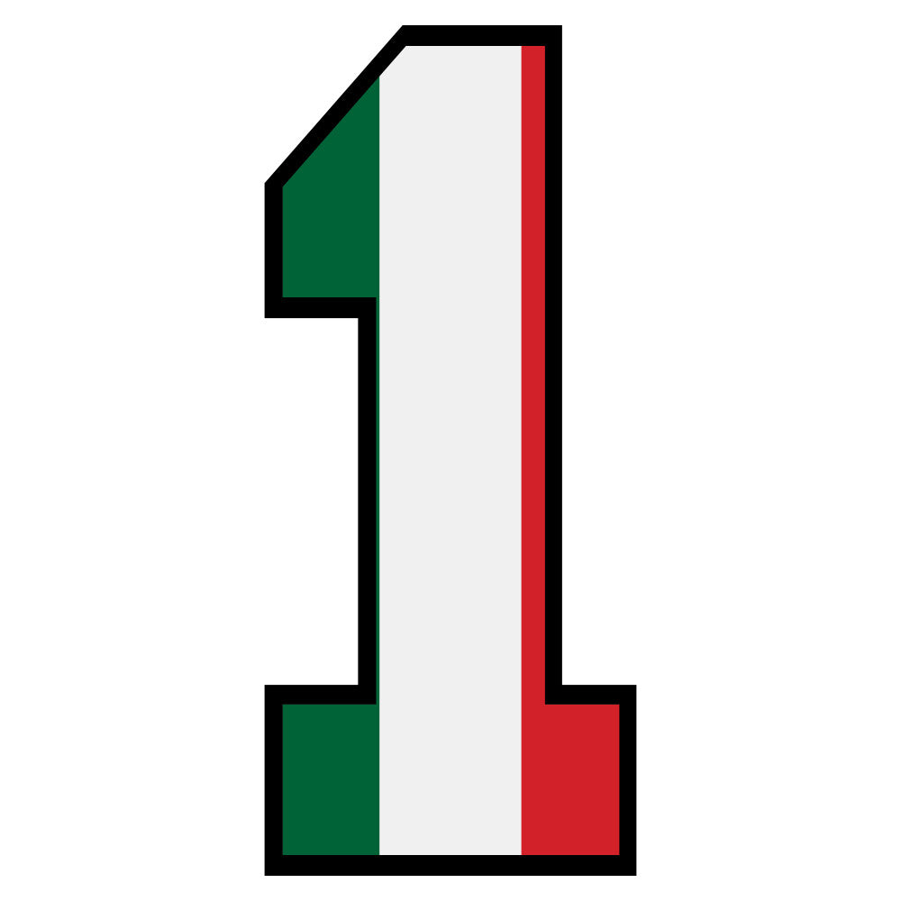green, white, red, number one, mexican flag colors, tricolor stripes, alphabet panel, fabric panel, quilting cotton, patriotic colors, educational fabric, numeral design, block letter, children's fabric, learning material, craft fabric, sewing panel, applique design, preschool theme
