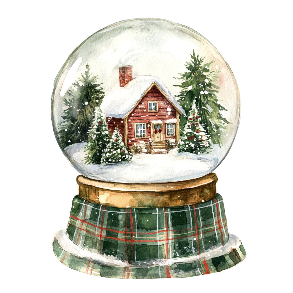 Green Christmas Fabric Panel 19