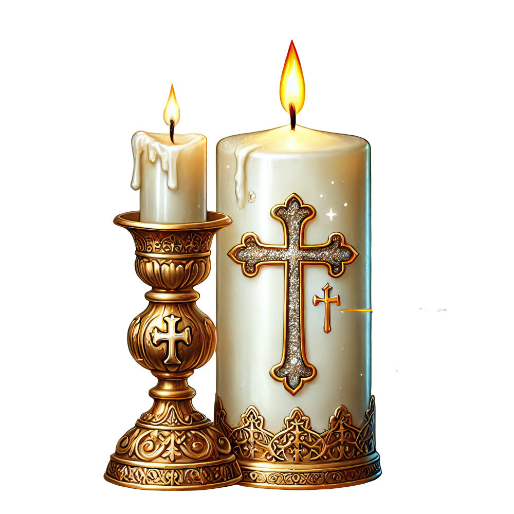 Catholic Symbols Fabric Panel 3