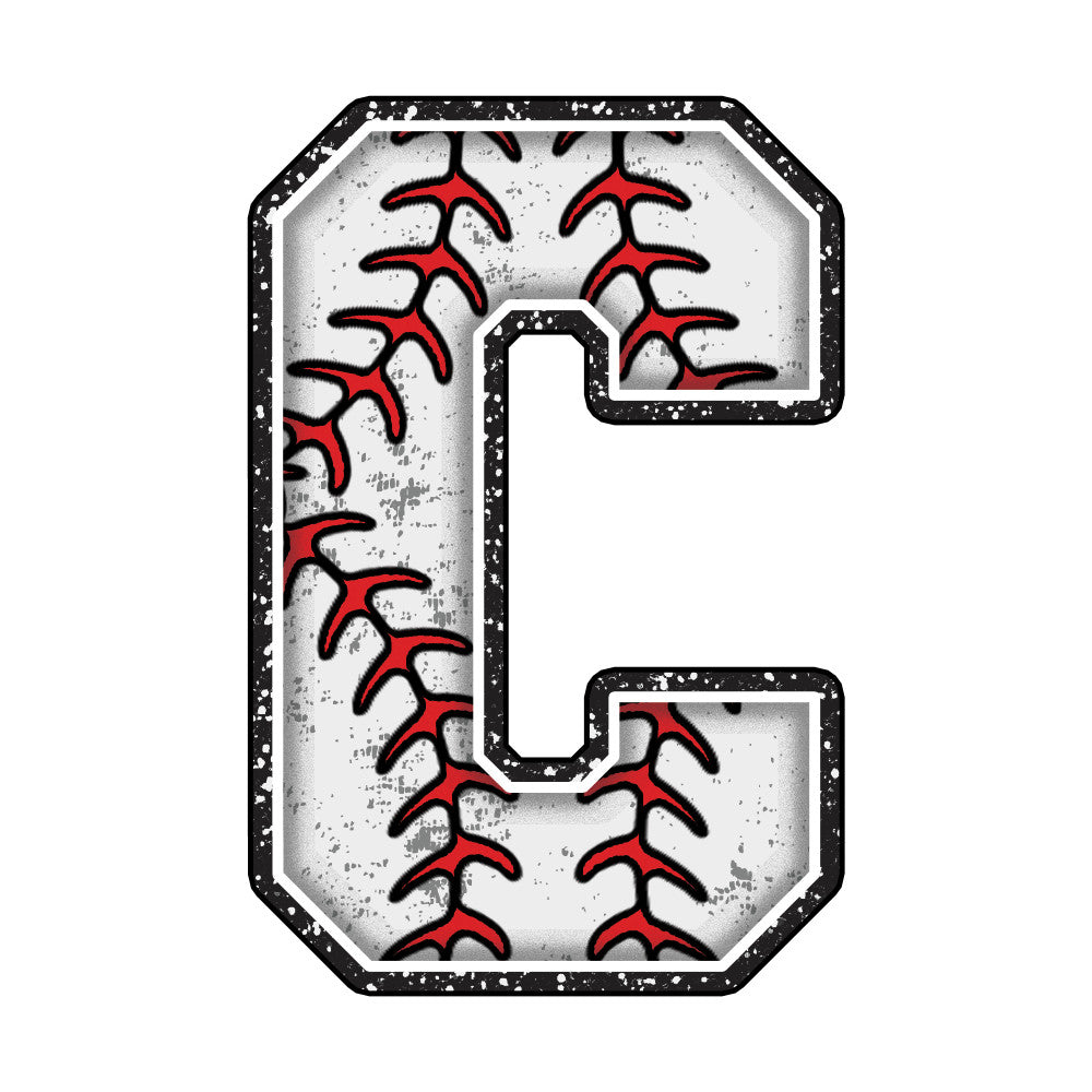 Baseball Alphabet Fabric Panel 13