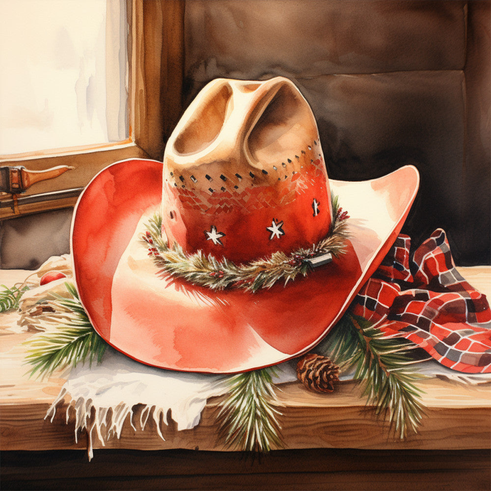 A Country Christmas Fabric Panel 54