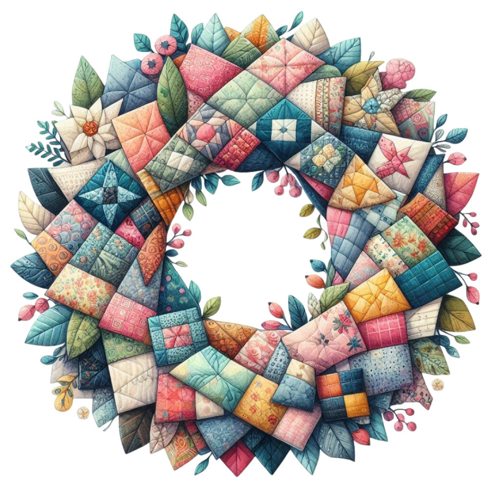 Patchwork Christmas Fabric Panel 27