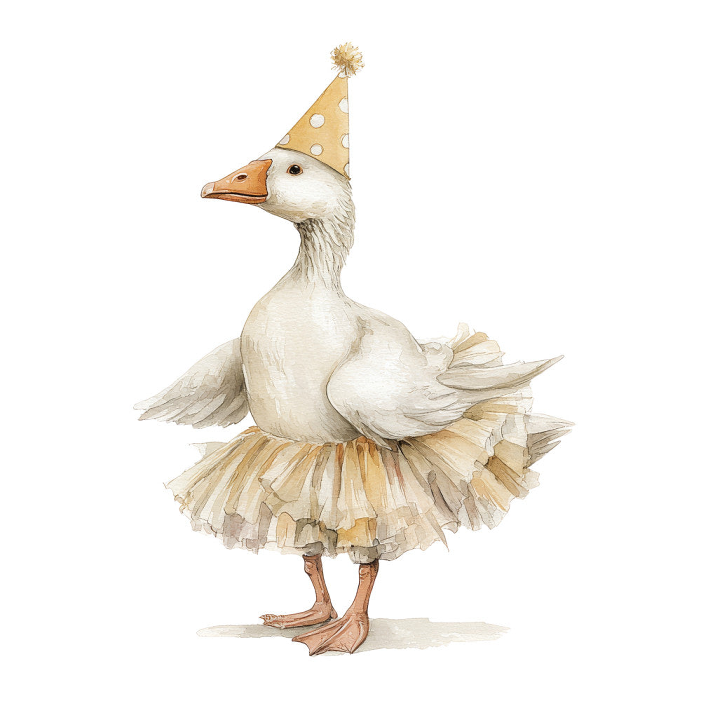 Vintage Silly Goose Fabric Panel 22