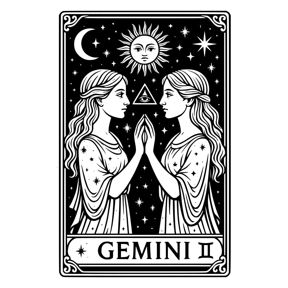 Zodiac Cards Fabric Panel 8