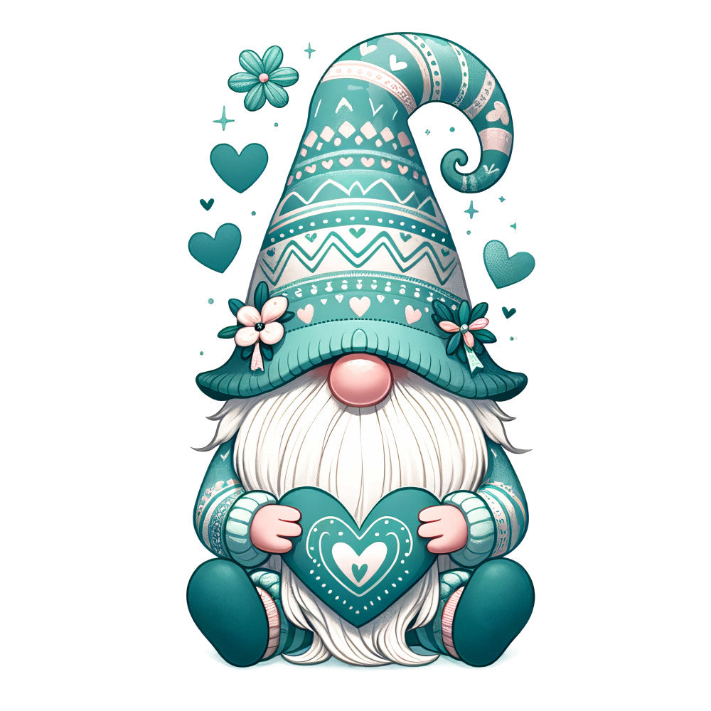 Adorable Pastel Gnome Fabric Panel 8