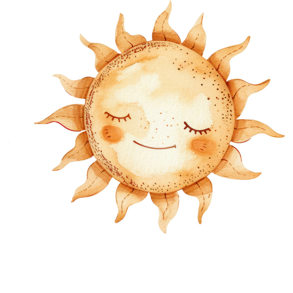 Watercolor Farm Fabric Panel 107