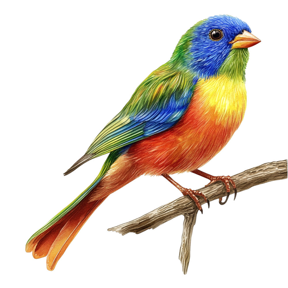 Watercolor Texas Fabric Panel 6