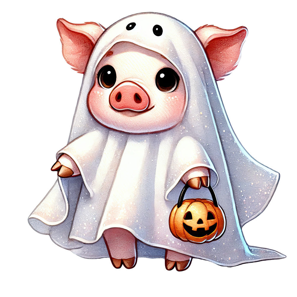 Halloween Wonder Animals Fabric Panel 4