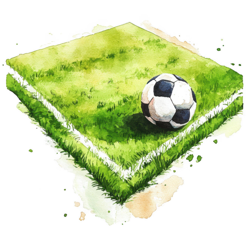 soccer ball, sports, lime green, white, black, grass, athletic, modern, geometric, ball sports, football, children's, kids, playful, watercolor, nature-inspired, outdoor sports, youth, casual, fun, bright green, isometric, 3d effect, sports theme, grass texture, whimsical, contemporary, recreational, active lifestyle