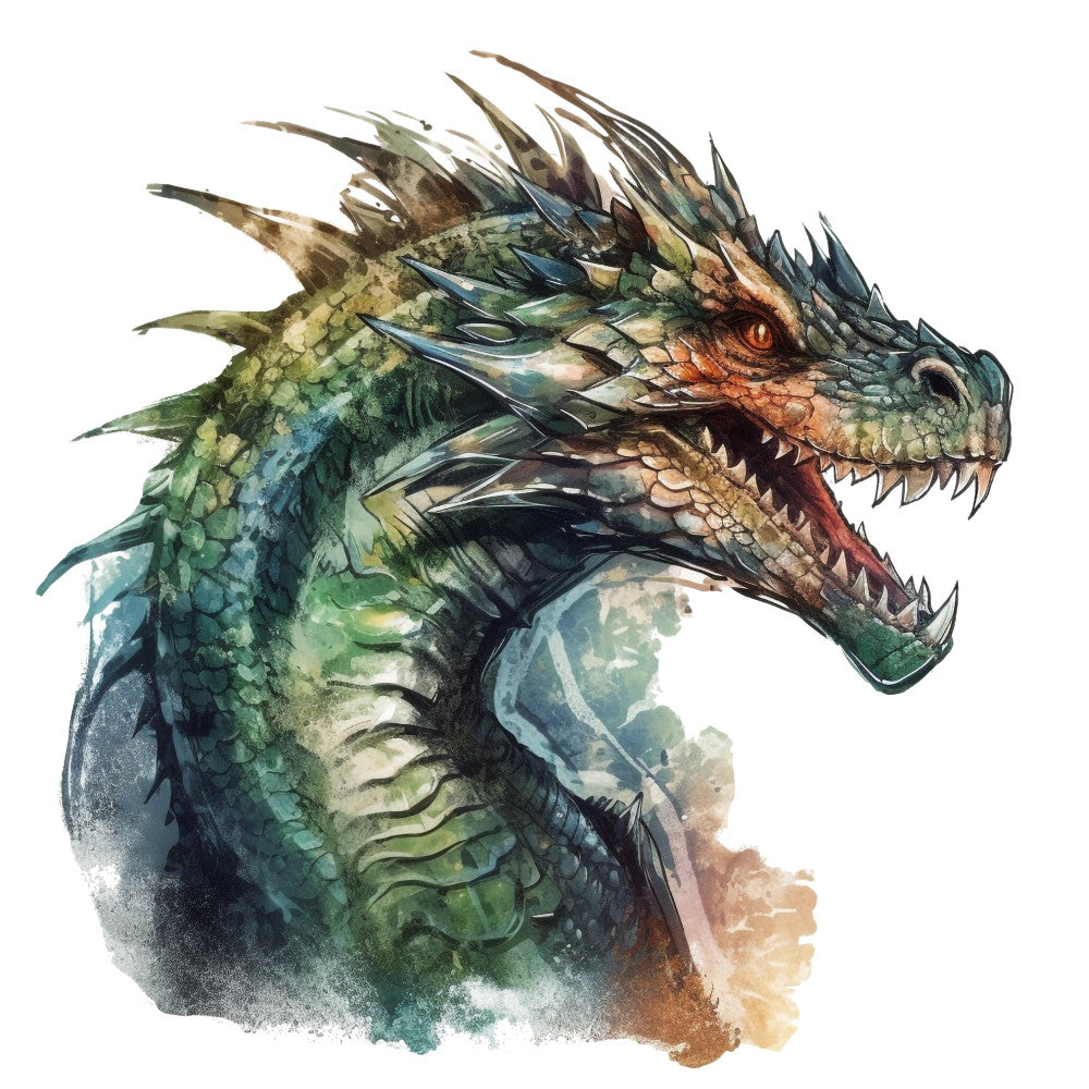 Mythological Creatures Fabric Panel 14