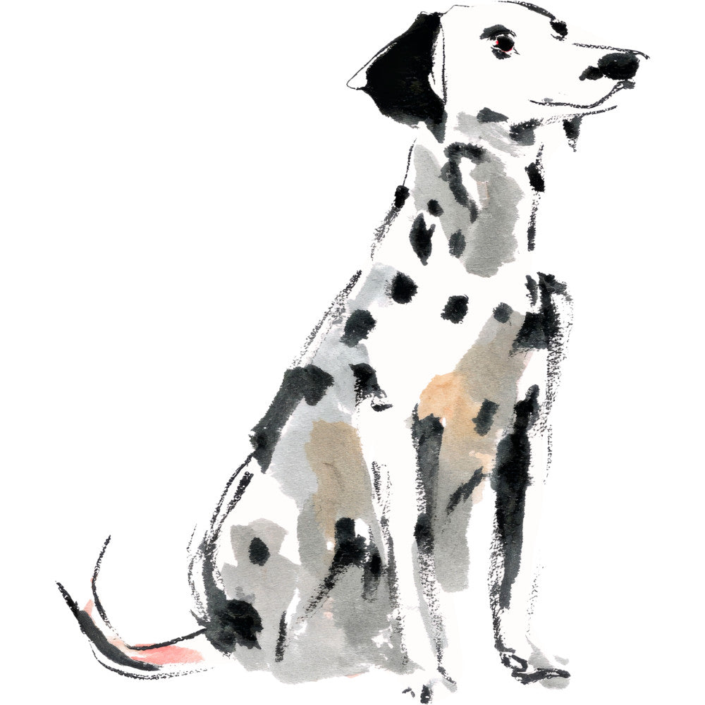 Handdrawn Doodle Dog Fabric Panel 40