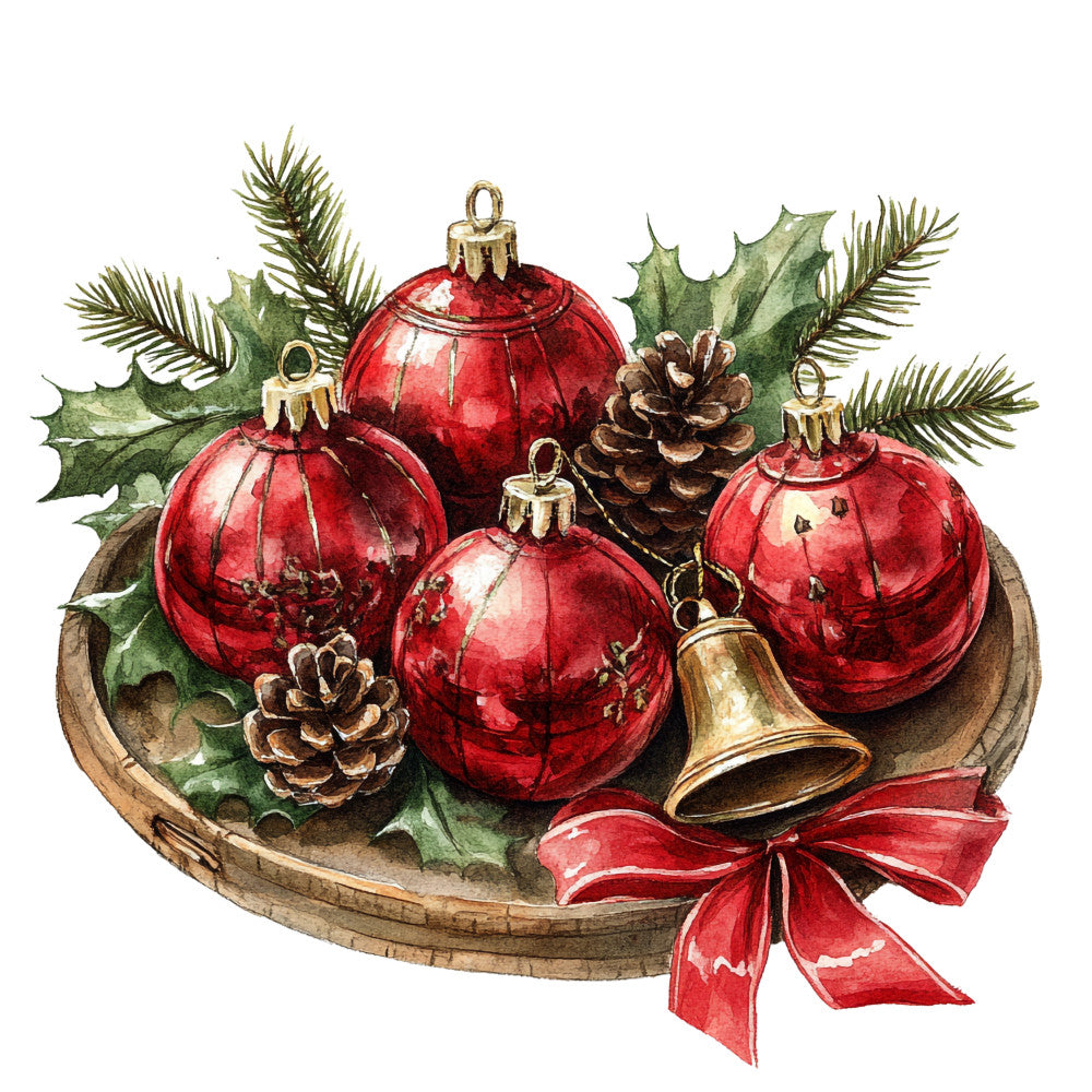 Rustic Christmas Fabric Panel 17