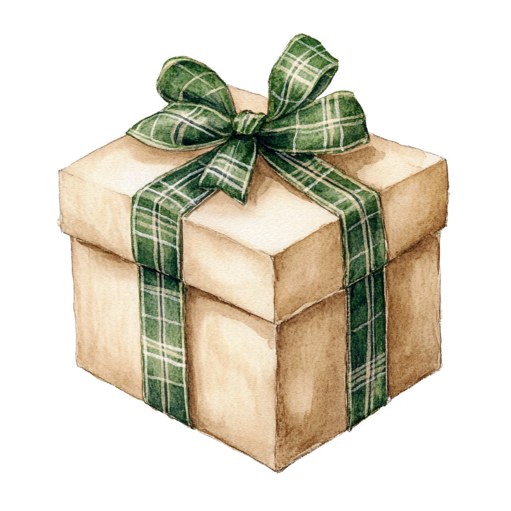 Green Christmas Fabric Panel 5