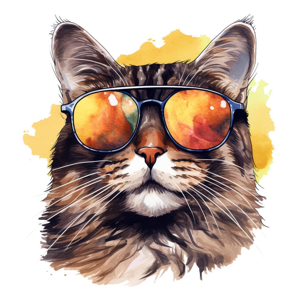 Cats with Sunglasses Fabric Panel 7