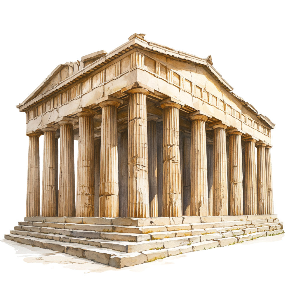 Ancient Greece Fabric Panel 30