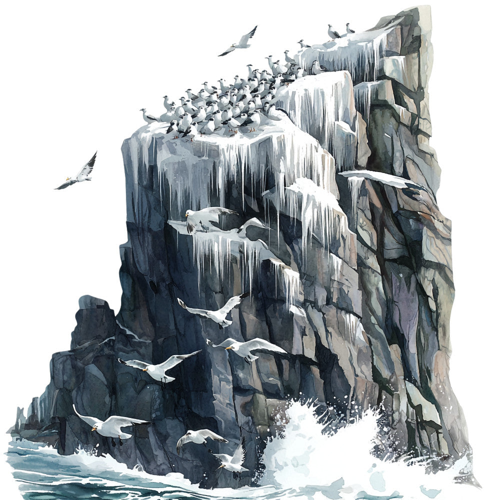 Greenland Landscape Fabric Panel 18