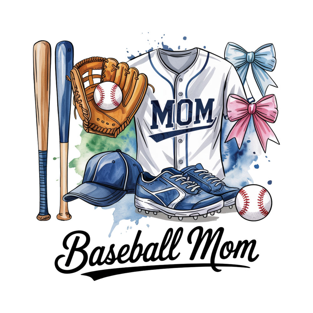 Baseball Brushstroke Fabric Panel 11