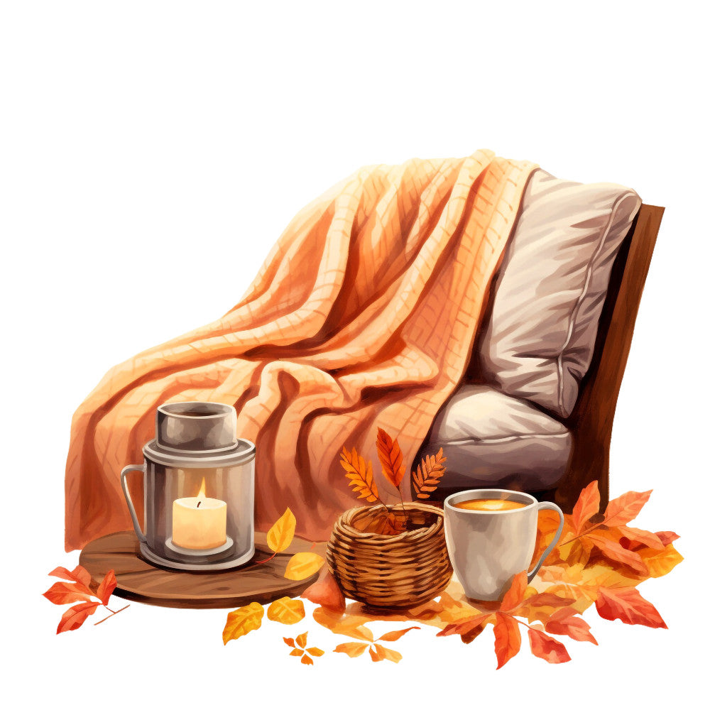 Cozy Autumn Fabric Panel 5