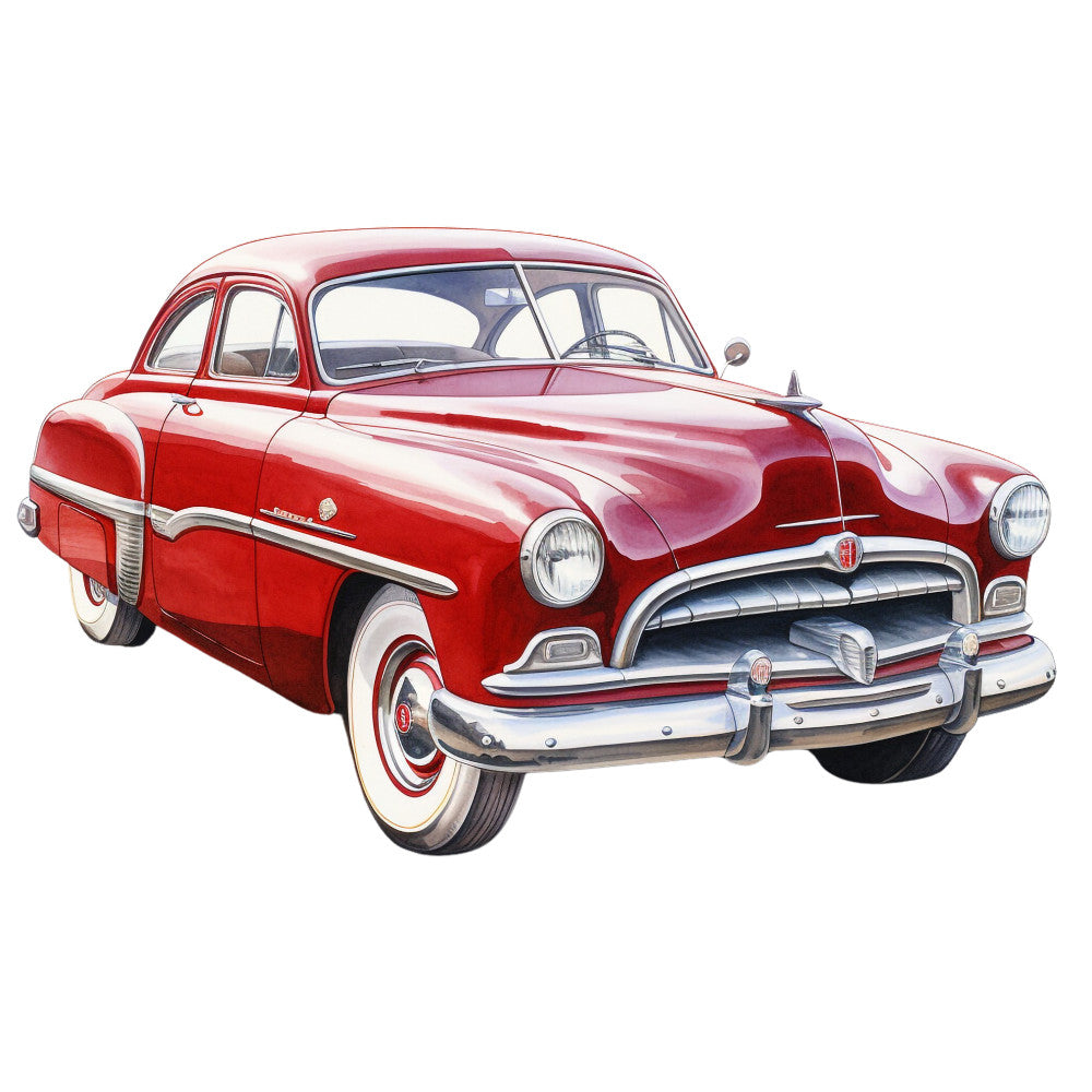 Vintage Cars Fabric Panel 18