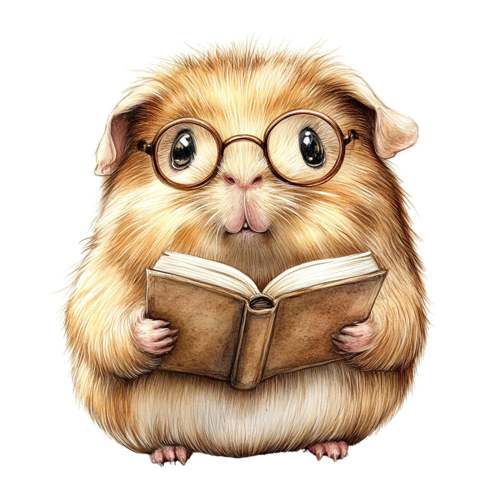 Cute Guinea Pigs Fabric Panel 32