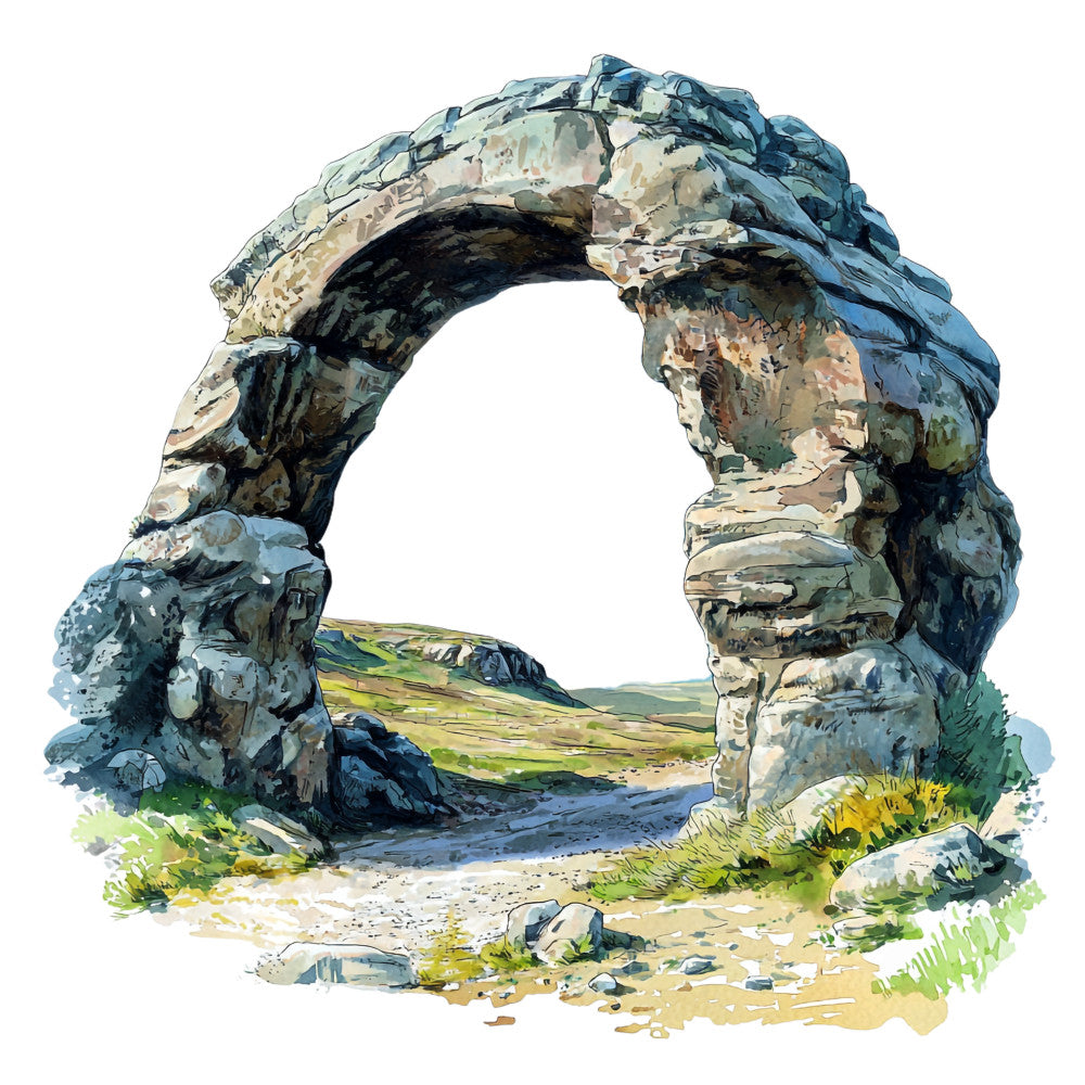 Greenland Landscape Fabric Panel 23