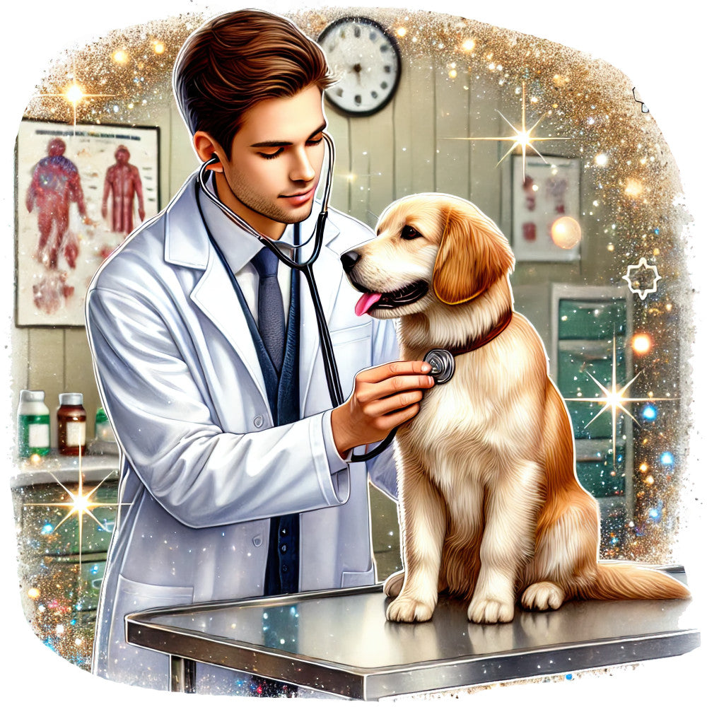 Veterinary Clinic Fabric Panel 1