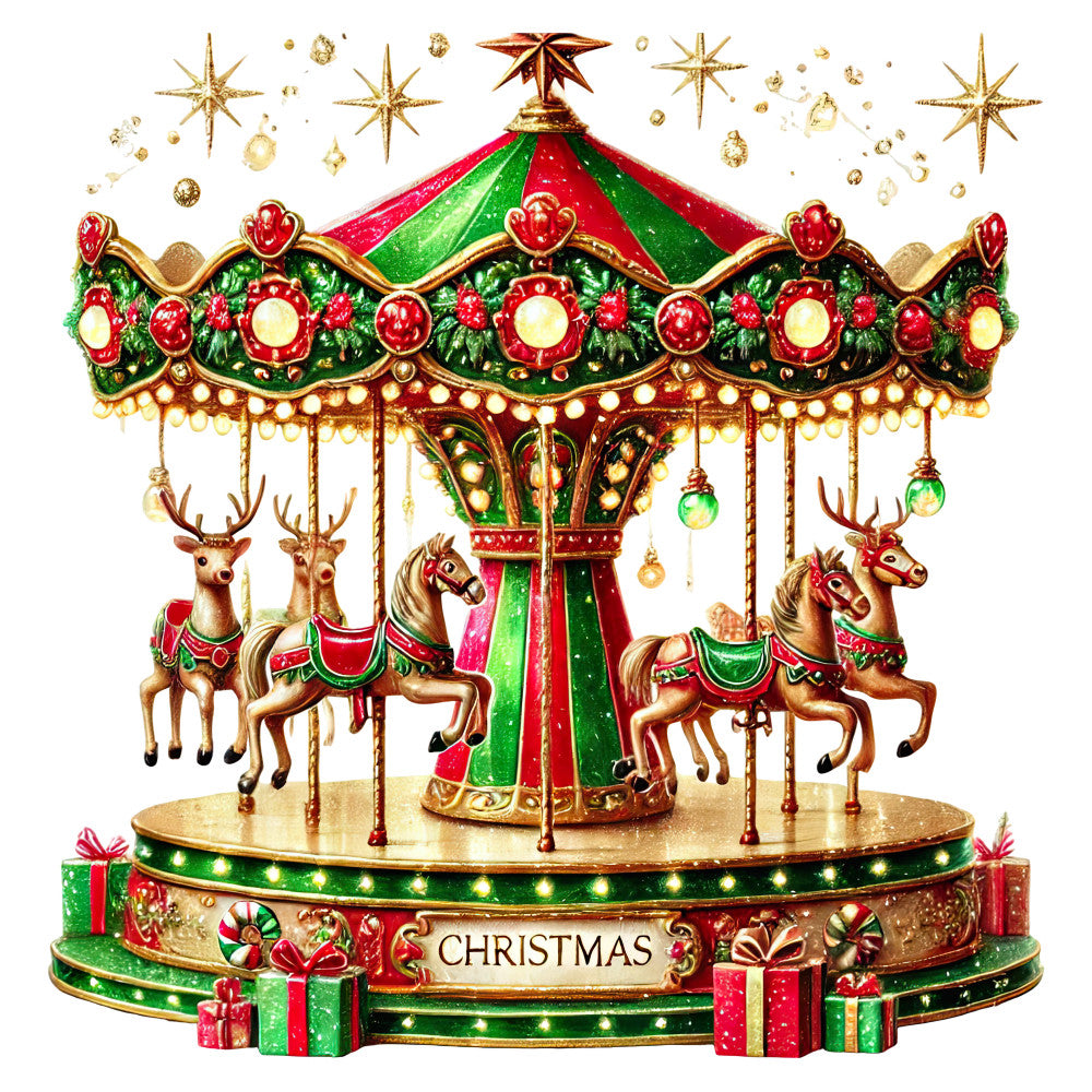 Christmas Toys Fabric Panel 14